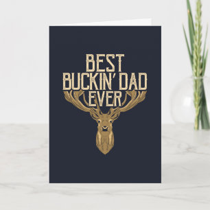 Tarjeta El Mejor Papá Cazador de Ciervos