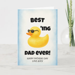 Tarjeta El Mejor Papá de Todos los Tiempos Día del Padre