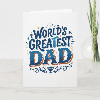 Tarjeta El mejor papá del mundo