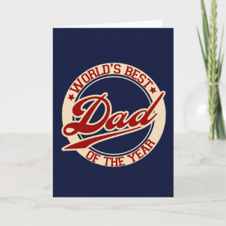 Tarjeta El mejor papá del mundo