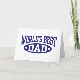 Tarjeta El mejor papá del mundo