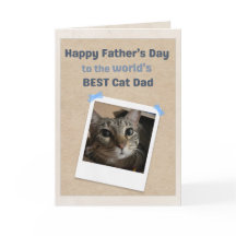 El mejor papá gato del mundo de parte del mejor ga