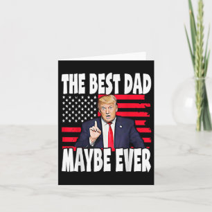 Tarjeta El mejor papá tal vez el día del padre apoya a Tru