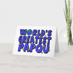 Tarjeta El mejor papou del mundo