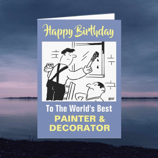 Tarjeta El mejor pintor y decorador del mundo (Subido por el creador)