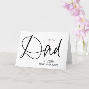 Tarjeta El mejor regalo de cumpleaños del día del padre