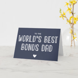 Tarjeta ¡El mejor regalo del mundo! El día del padre lindo