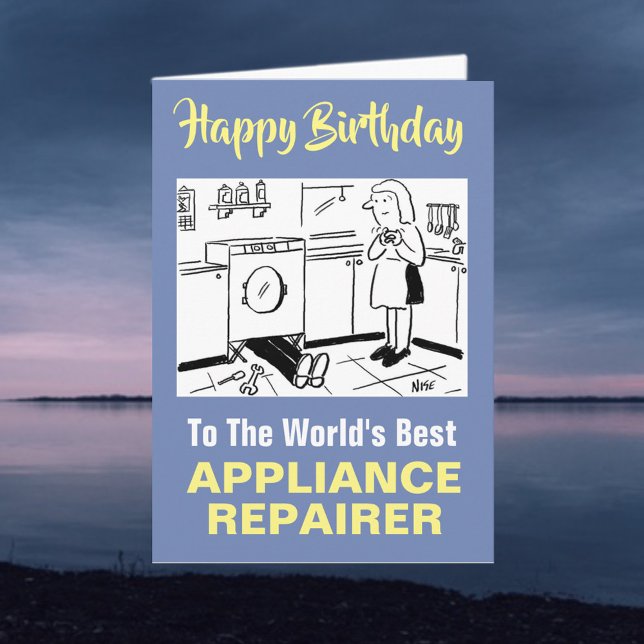 Tarjeta El mejor reparador de dispositivos del mundo feliz (Subido por el creador)