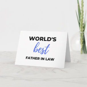 Tarjeta El mejor suegro del mundo 2