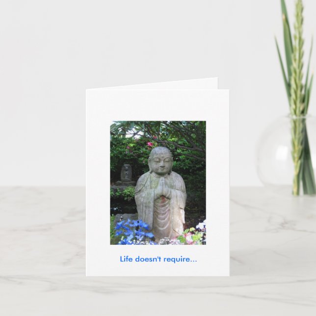 Tarjeta El mensaje de la vida (Anverso)