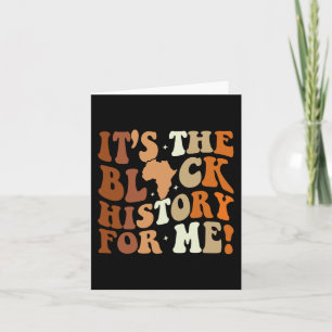 Tarjeta El Mes de la Historia Negra para Mí, 2024