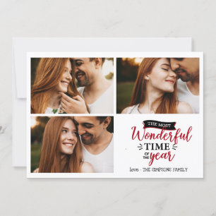 Tarjeta El momento más maravilloso es el collage de fotos