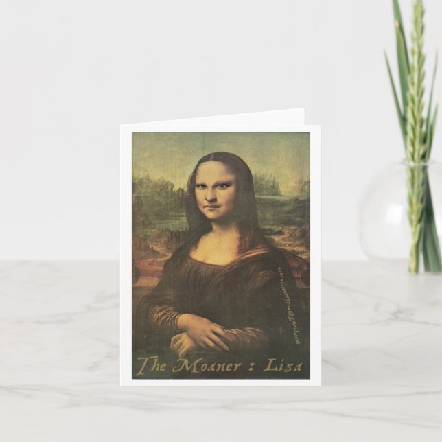 Tarjeta El morador : Lisa - Notecard (Anverso)