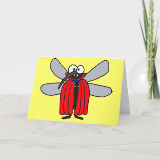 Tarjeta El mosquito del vampiro AF que piensa en usted