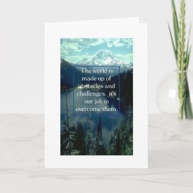 Tarjeta El mundo del Estímulo- se compone de obstáculos (Anverso)