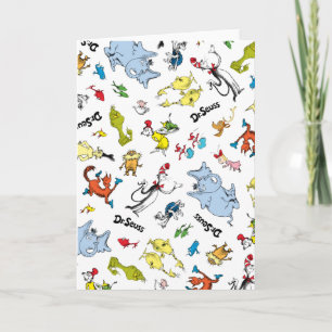 Tarjeta El mundo del patrón de Dr. Seuss