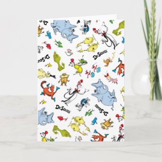 Tarjeta El mundo del patrón de Dr. Seuss