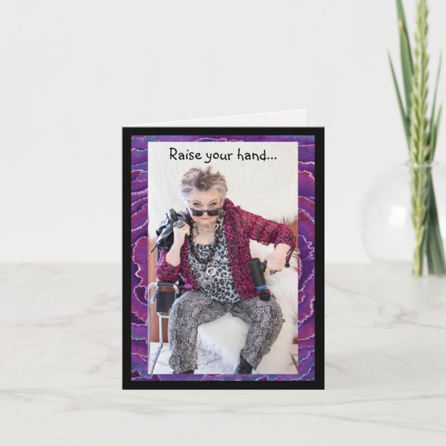 Tarjeta ¿El mundo entero se ha vuelto loco? (Anverso)