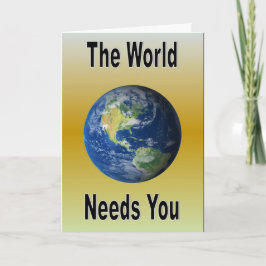 Tarjeta El mundo te necesita