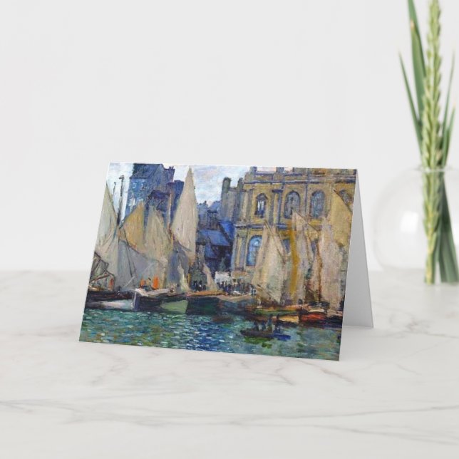 Tarjeta El Museo De Le Havre Claude Monet (Anverso)