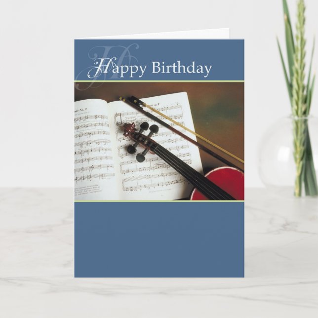 Tarjeta El Musical ata feliz cumpleaños (Anverso)