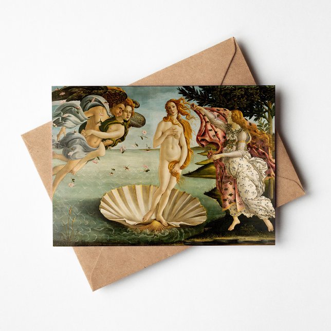 Tarjeta El nacimiento de Venus | Botticelli (Subido por el creador)