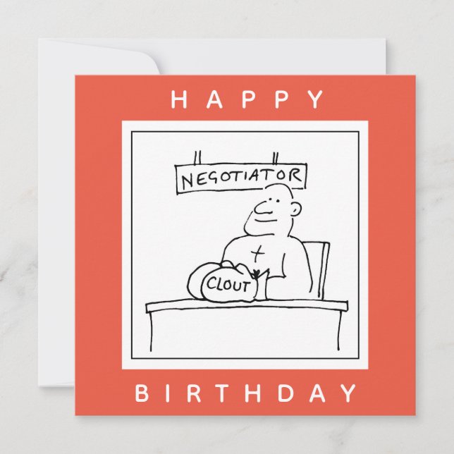 Tarjeta El negociador tiene influencia en los guantes de b (Anverso)