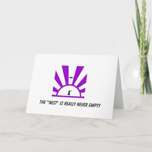 Tarjeta El nido vacío (Anverso)