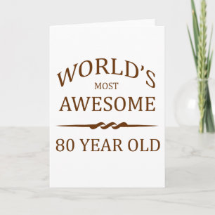 Tarjeta El niño de 80 años más asombroso del mundo