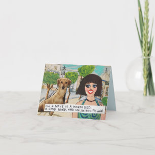 Tarjeta el notecard- todo lo que quiero realmente es una