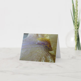 Tarjeta El nuevo día cultiva un huerto el iris 'Ecru de