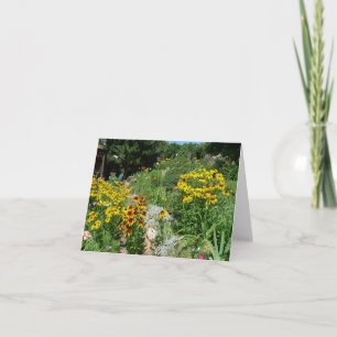 Tarjeta El nuevo día cultiva un huerto jardín de Notecard-