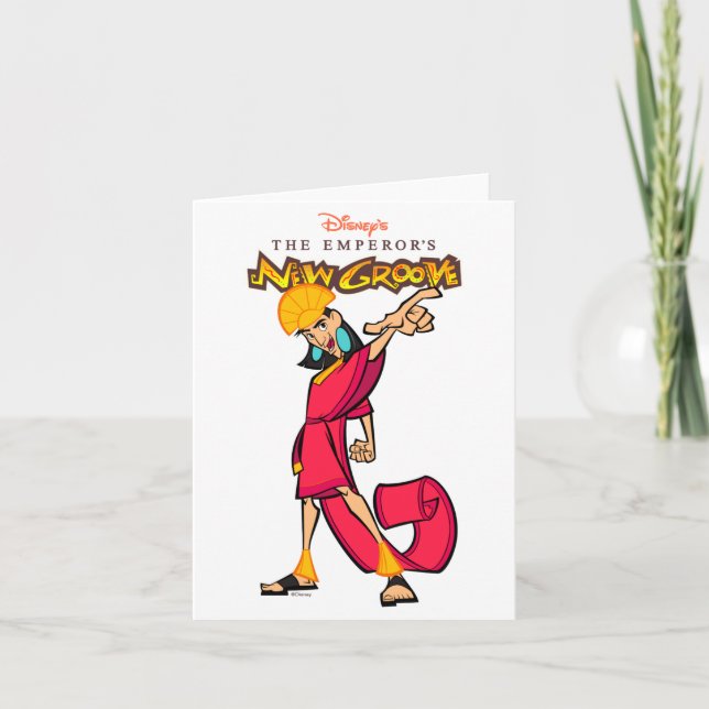 Tarjeta El nuevo emperador Kuzco (Anverso)