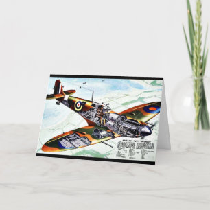 Tarjeta El nuevo Spitfire de Gran Bretaña