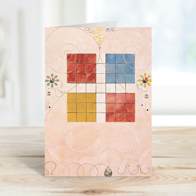 Tarjeta El número 10 más grande | Hilma af Klint (Subido por el creador)