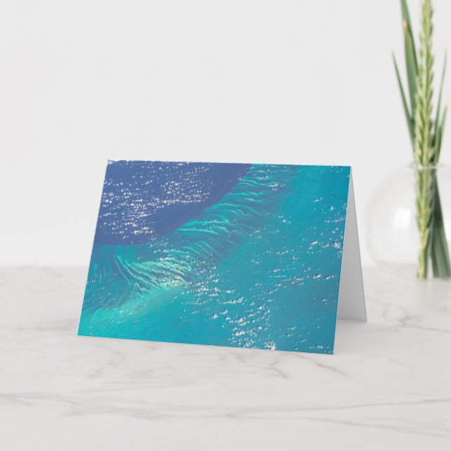 Tarjeta El Océano Atlántico Frente A La Costa De Las Baham (Anverso)