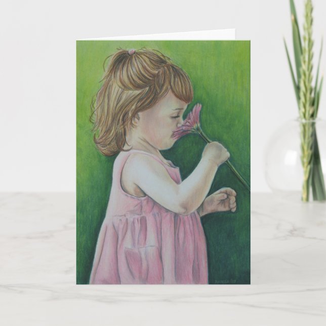 Tarjeta El olor de la primavera (Anverso)