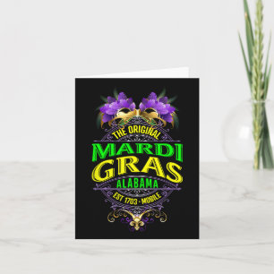 Tarjeta El original móvil Alabyma Mardi Gras