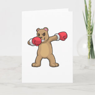 Tarjeta El oso como boxeador en Boxing & Hip Hop Dance Dab