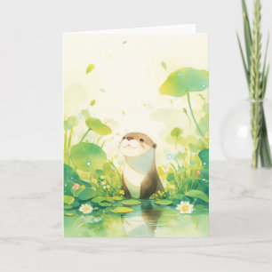 Tarjeta El Otter de la naturaleza