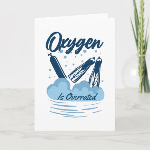 Tarjeta El oxígeno está sobrevalorado - Para nadadores