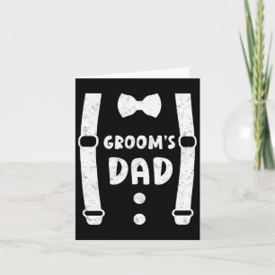 Tarjeta El padre de Groom, el Boda de Tee divertido