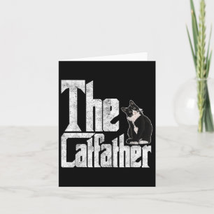 Tarjeta El padre del gato Mafia Whiskers