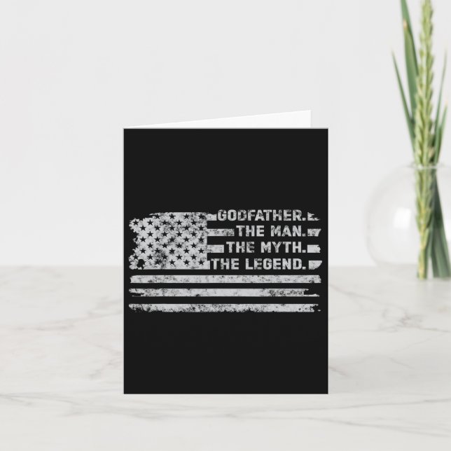 Tarjeta El padrino El hombre El mito de la leyenda de los  (Anverso)