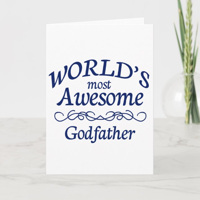 Tarjeta El padrino más impresionante del mundo (Anverso)