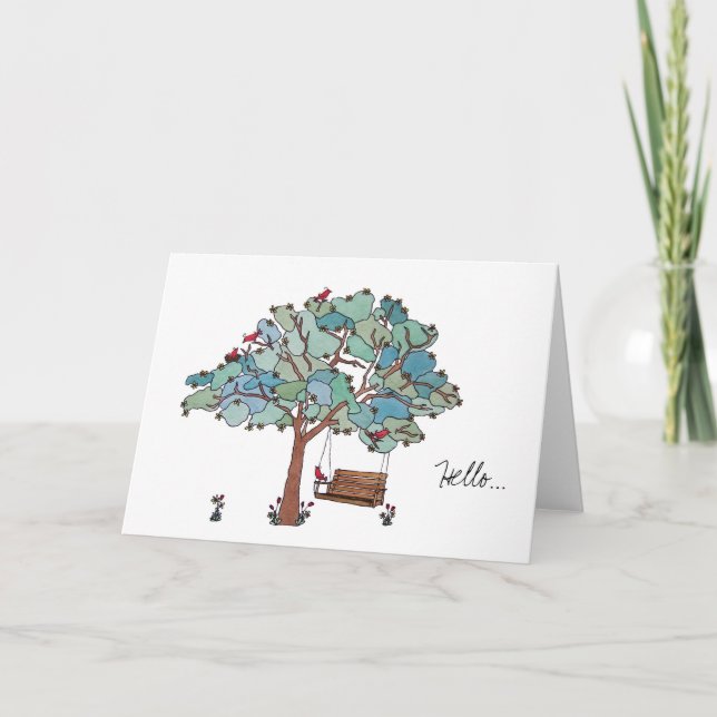 Tarjeta El País Swing, Hola... (Anverso)