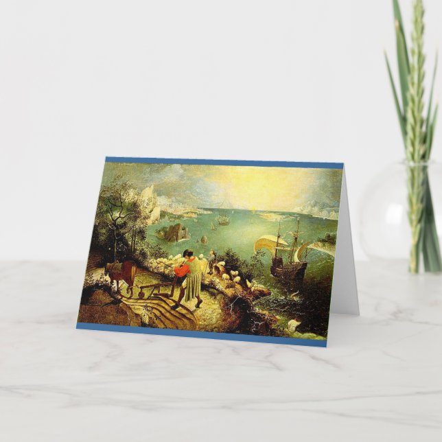 Tarjeta El paisaje de Bruegel con la caída de Icarus - 155 (Anverso)