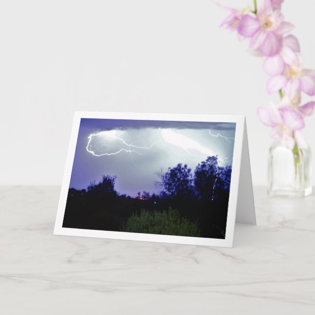 Tarjeta El paisaje del cielo luminoso (Orquídea)