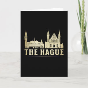 Tarjeta El paisaje urbano de la ciudad de La Haya Regalo d