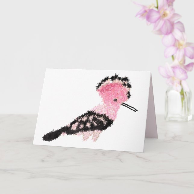 Tarjeta El pájaro nacional de Israel ט tierno peón ״ ו ב א (Orquídea)